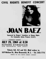 Joan Baez - Civil Rights Benefit Concert